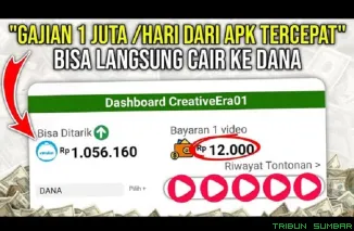 Ilustrasi aplikasi penghasil Uang 2025. (Foto: kanal Youtube @caradapatuangterbaru)