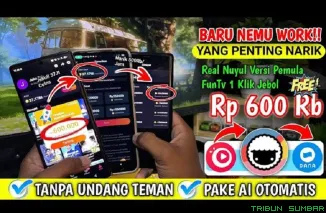 Ilustrasi aplikasi penghasil Uang 2025. (Foto: kanal Youtube @caradapatuangterbaru)