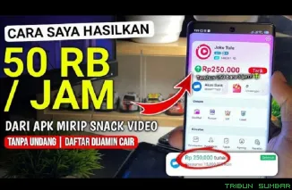 Ilustrasi aplikasi penghasil saldo DANA Gratis 2025. (Foto: kanal Youtube @caradapatuangterbaru)