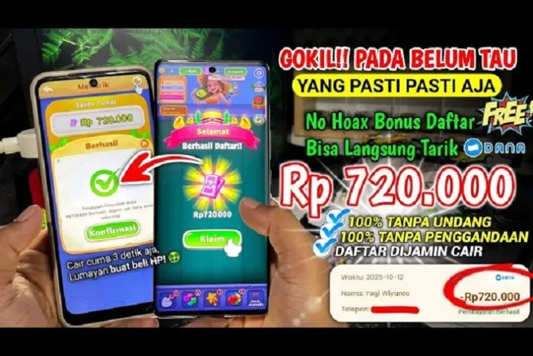 Review Aplikasi Penghasil Uang 2025, WD 20 Rupiah Langsung Cair ...