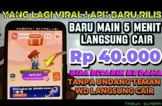 Ilustrasi Aplikasi Penghasil Uang Terbaru. (Foto: Kanal youtube @peluangcuanid)