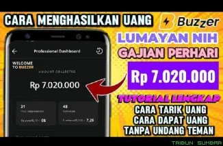 Ilustrasi Aplikasi Penghasil Uang Terbaru. (Foto: Kanal youtube @peluangcuanid)