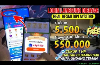 Ilustrasi Aplikasi Penghasil Uang Terbaru. (Foto: Kanal youtube @PenuhinDompet)