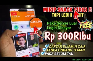 Ilustrasi Aplikasi Penghasil Uang Terbaru. (Foto: Kanal youtube @PenuhinDompet)