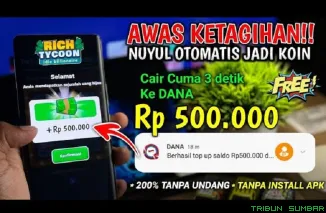 Ilustrasi Aplikasi Penghasil Uang Terbaru. (Foto: Kanal youtube @PenuhinDompet)