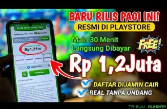 Ilustrasi Aplikasi Penghasil Uang Terbaru. (Foto: Kanal youtube @PenuhinDompet)