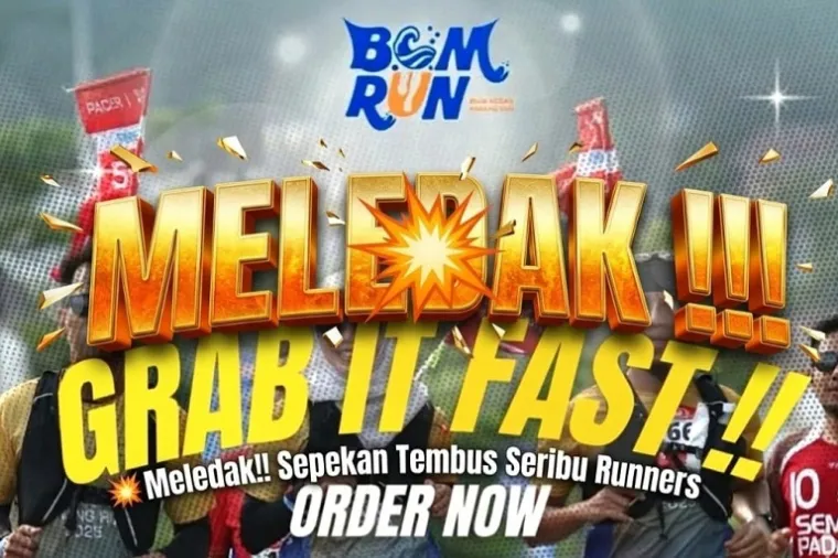 Grand launching BOM Run 2026 di Padang. (Foto: Ist)