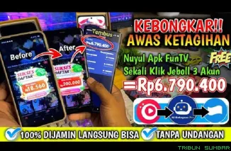 Ilustrasi Aplikasi Penghasil Uang Terbaru. (Foto: Kanal youtube @PenuhinDompet)