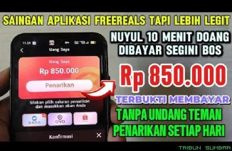 Ilustrasi Aplikasi Penghasil Uang Terbaru. (Foto: Kanal youtube @PenuhinDompet)