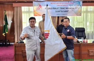 M. Zuhrizul resmi terpilih sebagai Ketua FPTI Sumbar periode 2026--2030 dalam Musorprov di Bukittinggi. (Foto: Ist)