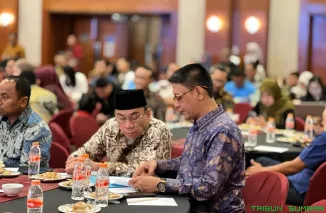 Wakil Wali Kota Padang Maigus Nasir menghadiri Rakor SDM Transportasi 2026 yang diselenggarakan Kementerian Perhubungan di Jakarta. (Foto: Ist)