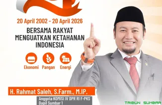 Rahmat Saleh mengajak masyarakat berpartisipasi dalam kompetisi ide berbasis video singkat pada momentum HUT ke-24 PKS di Padang. (Foto: Ist)