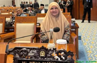 Anggota DPR RI Nevi Zuairina menyampaikan dukungan terhadap rekrutmen 30.000 tenaga Kopdes Merah Putih sebagai upaya memperkuat ekonomi desa di Jakarta. (Foto: Ist)