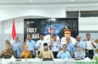 Wali Kota Padang Fadly Amran menerima audiensi jajaran RSUP Dr. M. Djamil terkait rencana modernisasi rumah sakit guna meningkatkan layanan kesehatan dan kapasitas pasien di Sumatera Barat. (Foto: Ist)