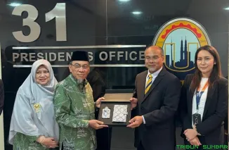 Wakil Wali Kota Padang Maigus Nasir melakukan kunjungan kerja ke Kuala Lumpur untuk menjajaki kerja sama pendidikan dan program beasiswa. (Foto: Ist)