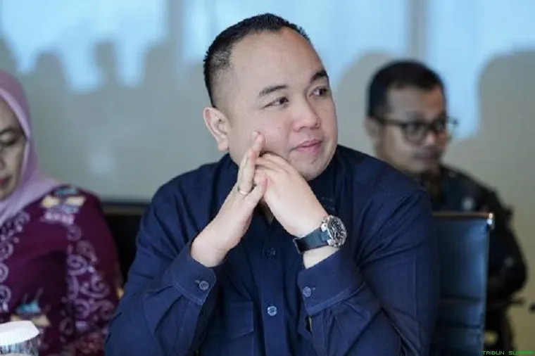 Wakil Ketua DPRD Sumbar Nanda Satria saat melakukan audiensi bersama Menteri Ekonomi Kreatif Teuku Riefky Harsya di Kantor Kementerian Ekraf, Jakarta, Kamis (7/5/2026). (Foto: Ist)