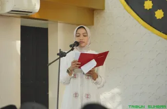 Bupati dan Wabup Dhamasraya Sholat Idul Adha 1447 H di Masjid Agung
