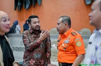 Anggota Komisi V DPR RI Zigo Rolanda memberikan pernyataan pers usai mengikuti Rapat Dengar Pendapat (RDP) bersama BMKG dan Basarnas terkait evaluasi pelaksanaan APBN 2026 di Jakarta, Selasa (20/5/2026). (Foto: Ist)