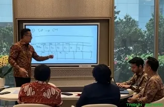 Kepala Badan Pengelola BUMN sekaligus COO Danantara Indonesia, Dony Oskaria, menggelar pertemuan dengan Agus Dwi Handaya di Jakarta, Selasa (9/6/2026). (Foto: Ist)