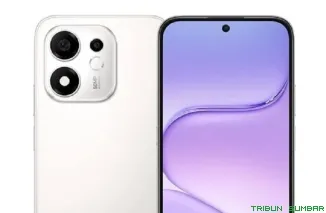 Tampilan depan dan belakang Honor 600 Smart 5G yang baru dirilis. (Foto: redaksi)