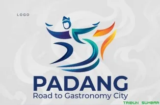 Logo resmi Hari Jadi Kota Padang ke-357 dengan tema Padang Road to Gastronomy City. (Foto: Ist)