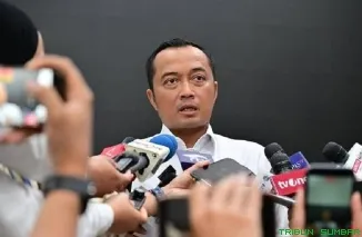 Menteri Sekretaris Negara, Prasetyo Hadi, memberikan keterangan pers di Kompleks Istana Kepresidenan Jakarta. (Foto: Ist)