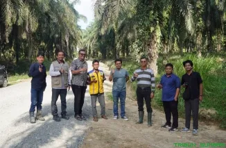 Pemkab Dhamasraya dan PT Bina Pratama Sakato Jaya Berkolaborasi Bangun Jalan Hotmix di Kecamatan Timpeh