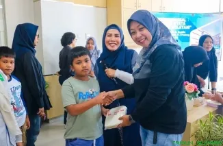 Suasana kegiatan khitan massal yang digelar RSUD dr Rasidin bekerja sama dengan Ikasmandu 91 di Lantai IV RSUD dr Rasidin, Sabtu (27/6/2026). (Foto: Ist)
