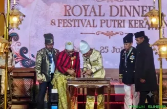 Drs. Jasman Rizal, M.M., selaku Koordinator Wilayah MATRA Sumatera dan Sekretaris Umum LKAAM Sumbar saat menghadiri Festival Adat Nusantara VII di Salatiga, 23--25 Juli 2026. (Foto: Ist)