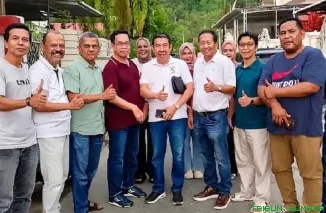 Rencana kegiatan jalan santai dan aksi bersih-bersih Pantai Carocok Painan yang diikuti ratusan delegasi PKPS menjelang pembukaan Rakernas I pada 7 Juli 2026. (Foto: Ist)