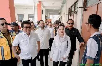 Anggota Komisi V DPR RI Zigo Rolanda saat meninjau langsung kawasan Sekolah Rakyat Kota Semarang, Jawa Tengah, Jumat (17/7/2026). (Foto: Ist)