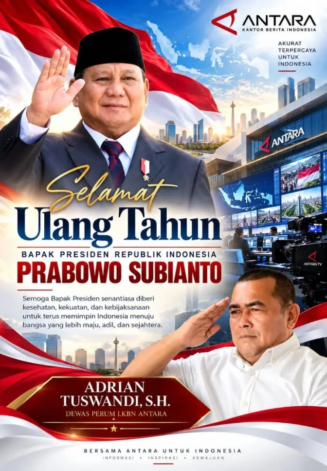 Banner Ulang Tahun Prabowo