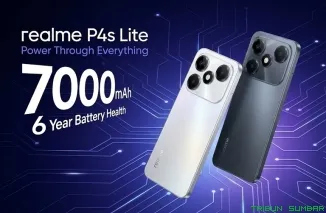 Realme P4s Lite hadir dengan layar 6,75 inci 120Hz, baterai 7.000mAh, prosesor Unisoc T7250, varian 4GB/64GB dan 4GB/128GB. (Foto: Ist)