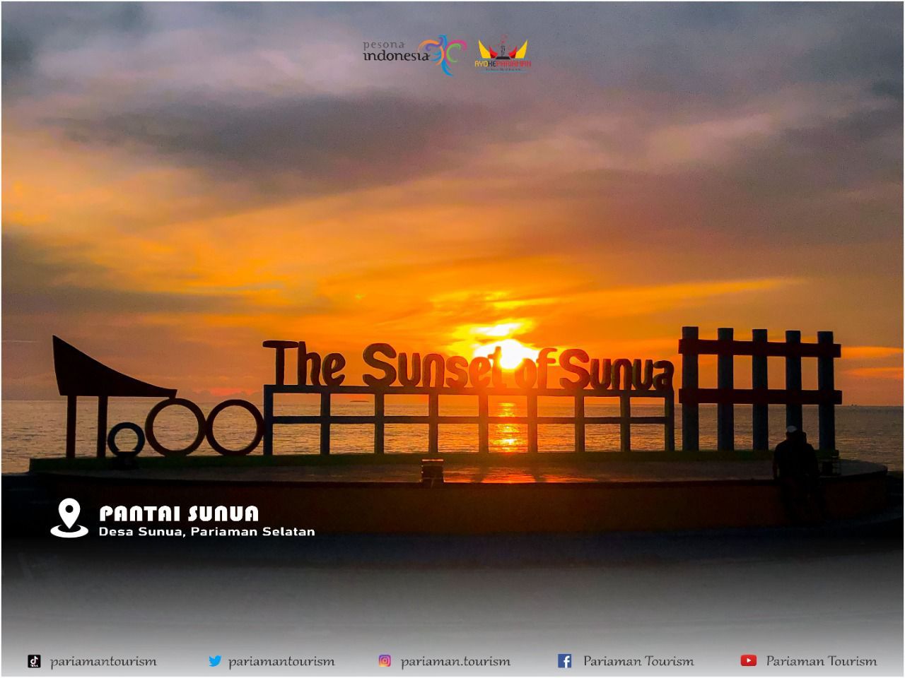 Sunset Sunur meneguhkan Pariaman Kota Sunser. (dok/disparprm) Hmm sesudut view amazing Pulau Angso Duo. (dok) Makam Syeikh Katik Sangko di Pulau Angso Duo. (dok) Nasi Ka Baka Desa Apar hmmmm lezat tenan gaesss.. (dok) 
