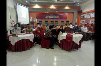 KPU Sumbar bersama stakeholder launching Pemilu 14 Februari 2024. (dok/ck) 