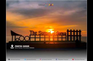 Sunset Sunur meneguhkan Pariaman Kota Sunser. (dok/disparprm) Hmm sesudut view amazing Pulau Angso Duo. (dok) Makam Syeikh Katik Sangko di Pulau Angso Duo. (dok) Nasi Ka Baka Desa Apar hmmmm lezat tenan gaesss.. (dok) 
