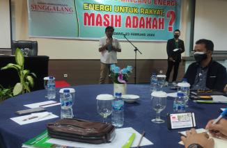 Bincang Energi dari Harian Singgalang untuk rakyat, masih adakah energi untuk rakyat?, Rabu 23 Februari 2022. (dok) 