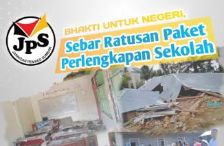 Yuk salurkan kepeduliannya pada Donasi Peduli Pelajar Tanah Bencana, JPS Bhakti Untuk Negeri. (gusriko) 