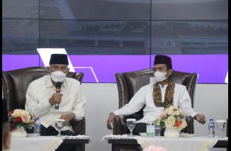 Ramah Tamah dengan Ust Abdul. Somad, Minggu 27 Maret 2022. Abdul Somad doakan bank nagari segera hadi syariah di Auditorium Gubernuran. (dok/doa) 