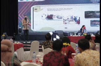 Fadly Amran bicara soal sukses Padang Panjang soal kesehatan di event dunia digelar di Semarang, Selasa 29 Maret 2022. (dok/kg) 