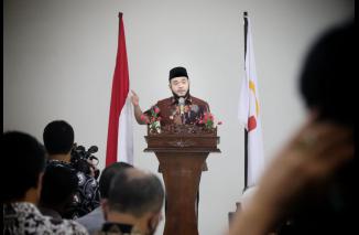 Fadly Amran sebut keterbukaan dana transparansi itu kunci konfusifnya kehiduapan berbangsa dan bernegara, Kamis 31 Maret 2022 di pelnatikan JKIP Padang Panjang, Kamis 31 Maret 2022. (dok) 