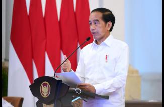 Pada rapat kabinet, Presiden Jokowi tegas , menterinya dilaramg bicara Presiden 3 Periode atau Perpanjangan Masa. Jabatan Presiden. (dok) 