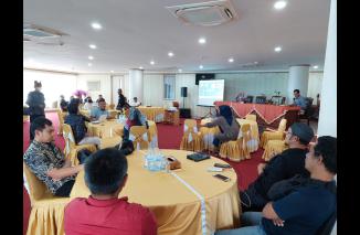 TPP Dewi Sumbar FGD untuk penyusunan Panduan dan Pedoman, Minggu 24 April 2022 di Convention Hall Bukit Lampu Padang. (sis) 