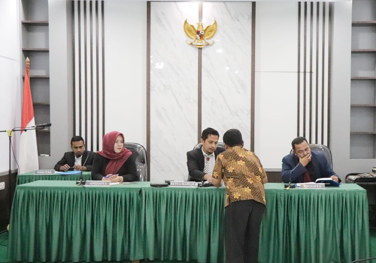 Dua sidang tandai sidang sengketa informasi publik pasca libur lebaran di KI Sumbar, Kamis 19 Mei 2022. (gusrik)