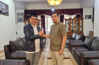 Hargianto sialturahim dengan Deri Asta bicarakan manajemen organisasi, Jumat 6 Mei 2022. (dok) 