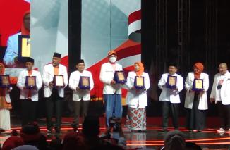 Puncak Milad PKS di Jakarta, DPW PKS Sumnar dapat award, Minggu 29 Mei 2022. (dok) 