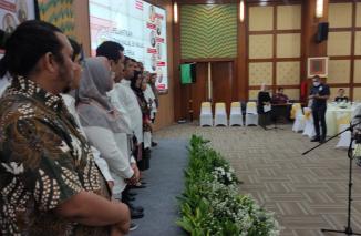 Ketua DPP IKA FHUA DR Prim Haryadi kukuhka  Kepengrusan DPP IKA FHUA Unand 2022-2026 di Gedung D Kemendibud Jakarta, Selasa 24 Mei 2022. (dok) DPP IKA FHUA 2022-2026 dilantik, Selasa 24 Mei 2022. (dok) 