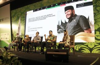 Fadly Amran narasumber di Denpasar dihadapan Apeksi,Jumat 3/6-2022. (mx) 