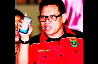 Syahrial. Bakhtiar ingatkan eksekutor Musprovlub KONI Sumbar 16 Juni 2022. (rdi) 