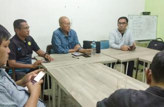 S Budi Syukur Kamis 23 Juni 2022, pastikan pelaksanaan Kejurda Atletik 2022 digelar di Lubuk Sikaping Pasaman. (copapua) 